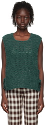 Bode Green Side Tie Vest