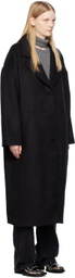 Han Kjobenhavn Black Dropped Shoulder Coat