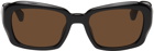 Dries Van Noten Black Linda Farrow Edition 73 C8 Sunglasses