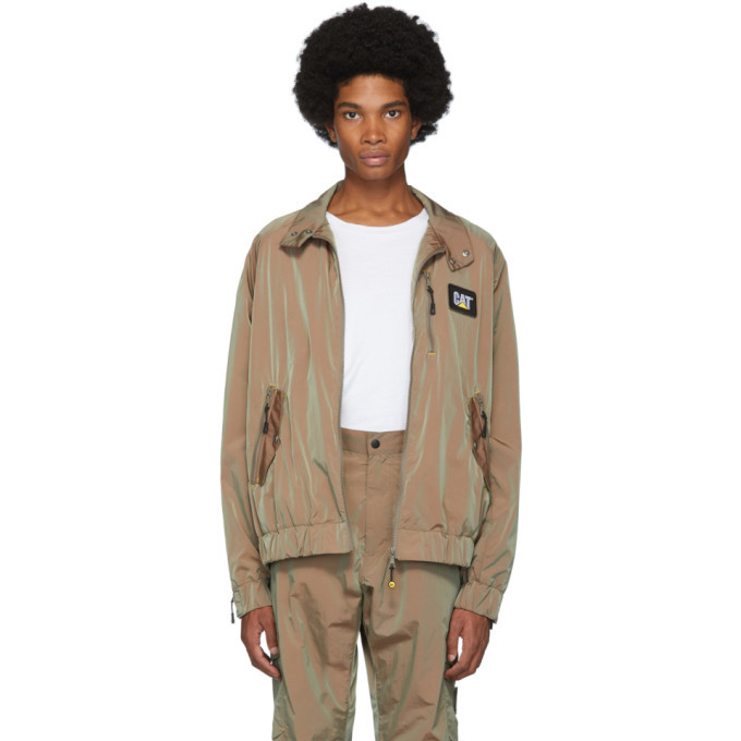 Photo: John Elliott Brown CAT Edition Iridescent Nylon Harrington Jacket