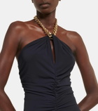 Veronica Beard Reze embellished ruched dress