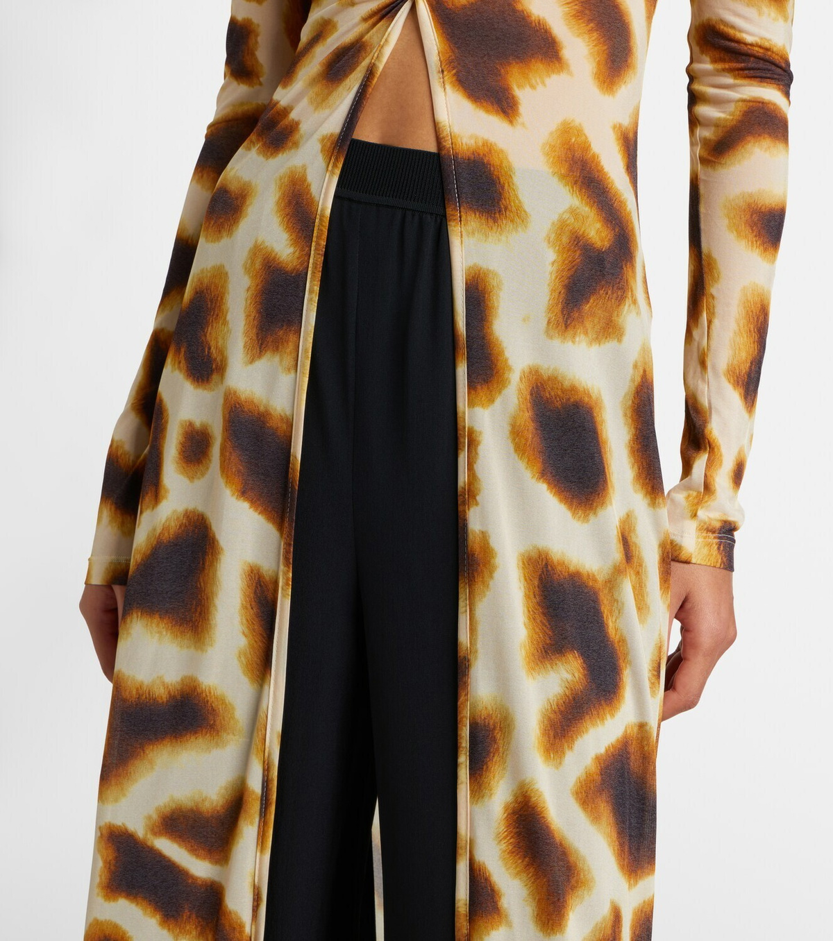 Christopher Esber Printed jersey top