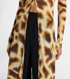 Christopher Esber Printed jersey top