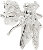 Secret of Manna Silver Fly Single Earring