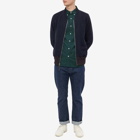 Beams Plus Men's Button Down Solid Oxford in Green