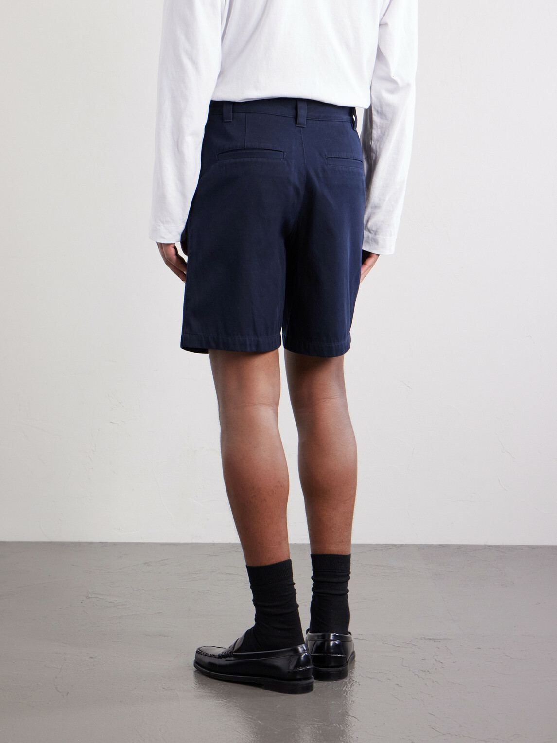 A.P.C. - Otis Straight-Leg Cotton Shorts - Blue