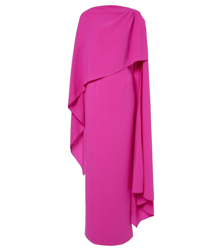 Photo: Roksanda Demetria caped crêpe gown