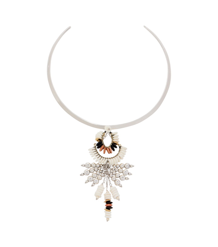 Photo: Isabel Marant Lyna beaded pendant necklace