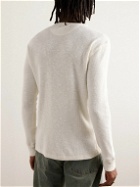 RRL - Slim-Fit Waffle-Knit Cotton Henley T-Shirt - Neutrals