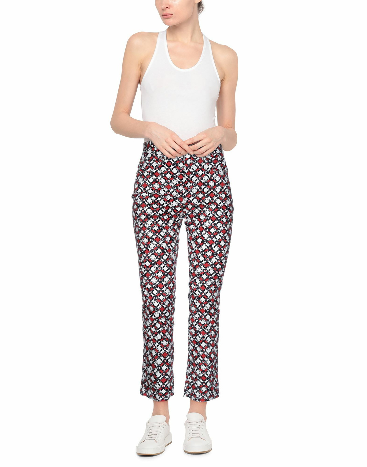 Manila Grace Womens Pants in White