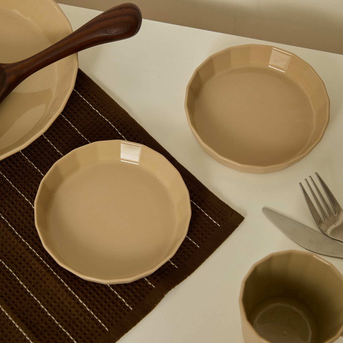 The Conran Shop Fade Small Plate 13.6cm - Set of 2 in Oatmeal 