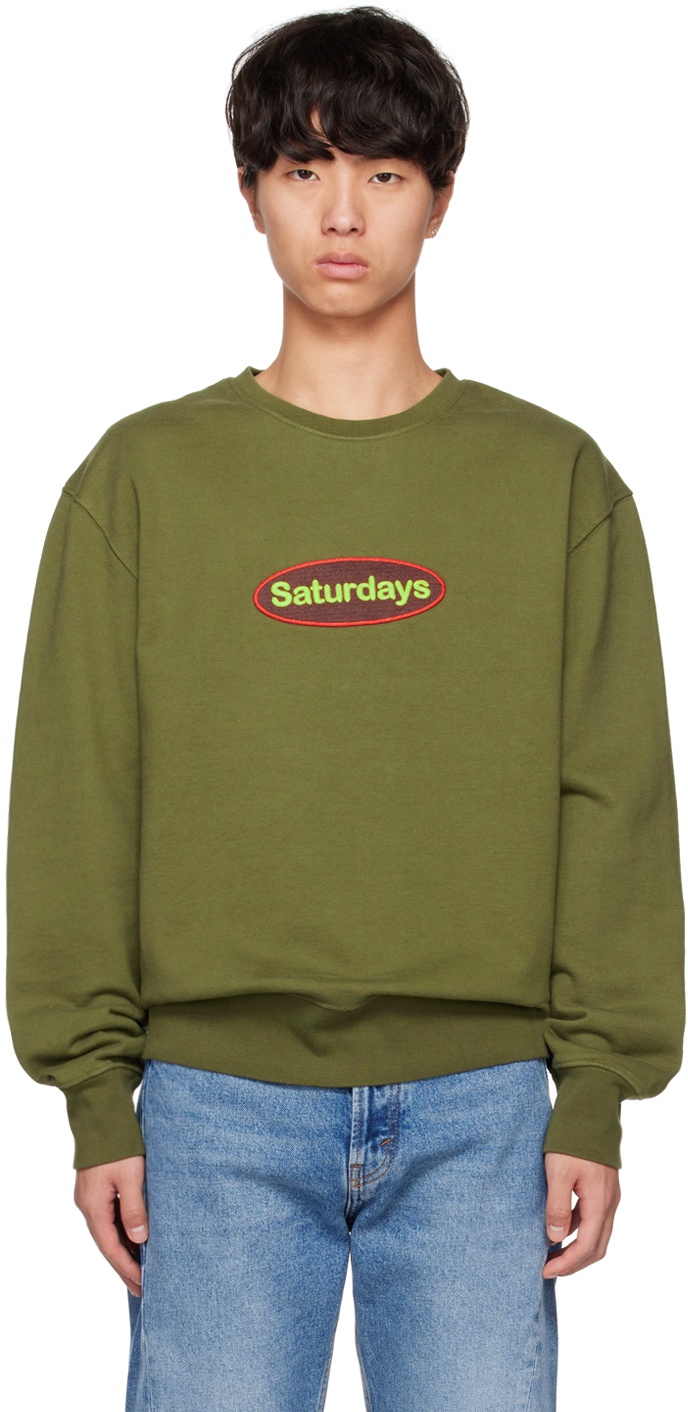 Photo: Saturdays NYC Khaki Bowery Sweatshirt