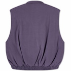 Acne Studios Osalo Heat Change Padded Face Vest in Black/Lilac Purple