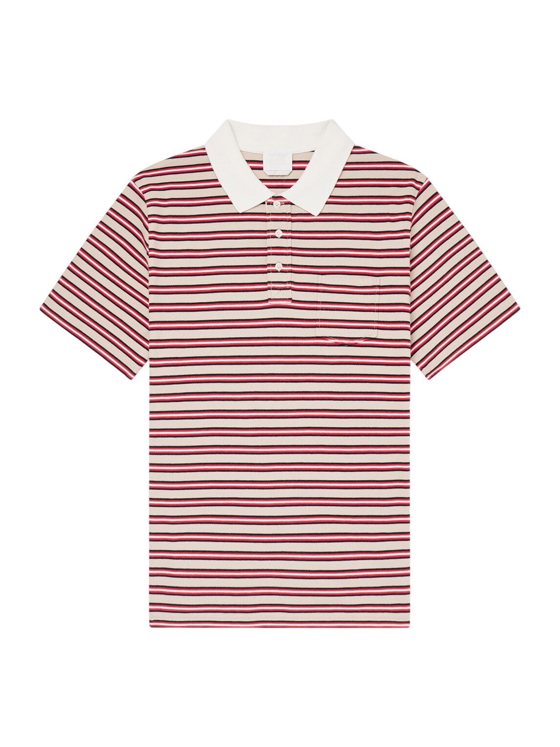 A.P.C. Men's x JW Anderson Murray Oversized Pique Polo Shirt in A.P.C. Men's x JW Anderson Murray Oversized Pique Polo Shirt in