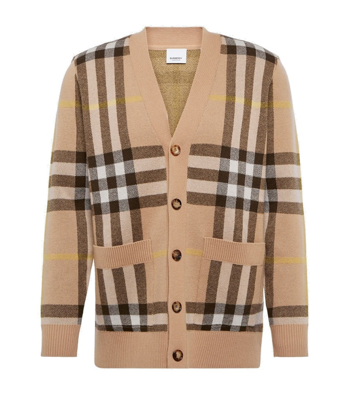 Photo: Burberry - Wilmore wool and cashmere cardigan