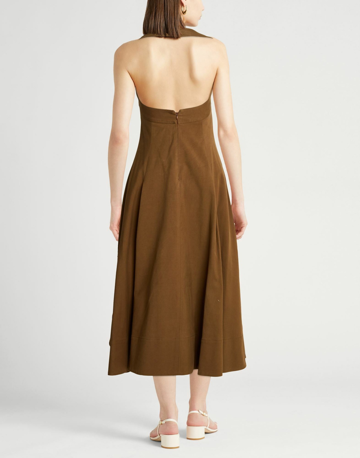 Khaite Womens Maxi dress Khaki