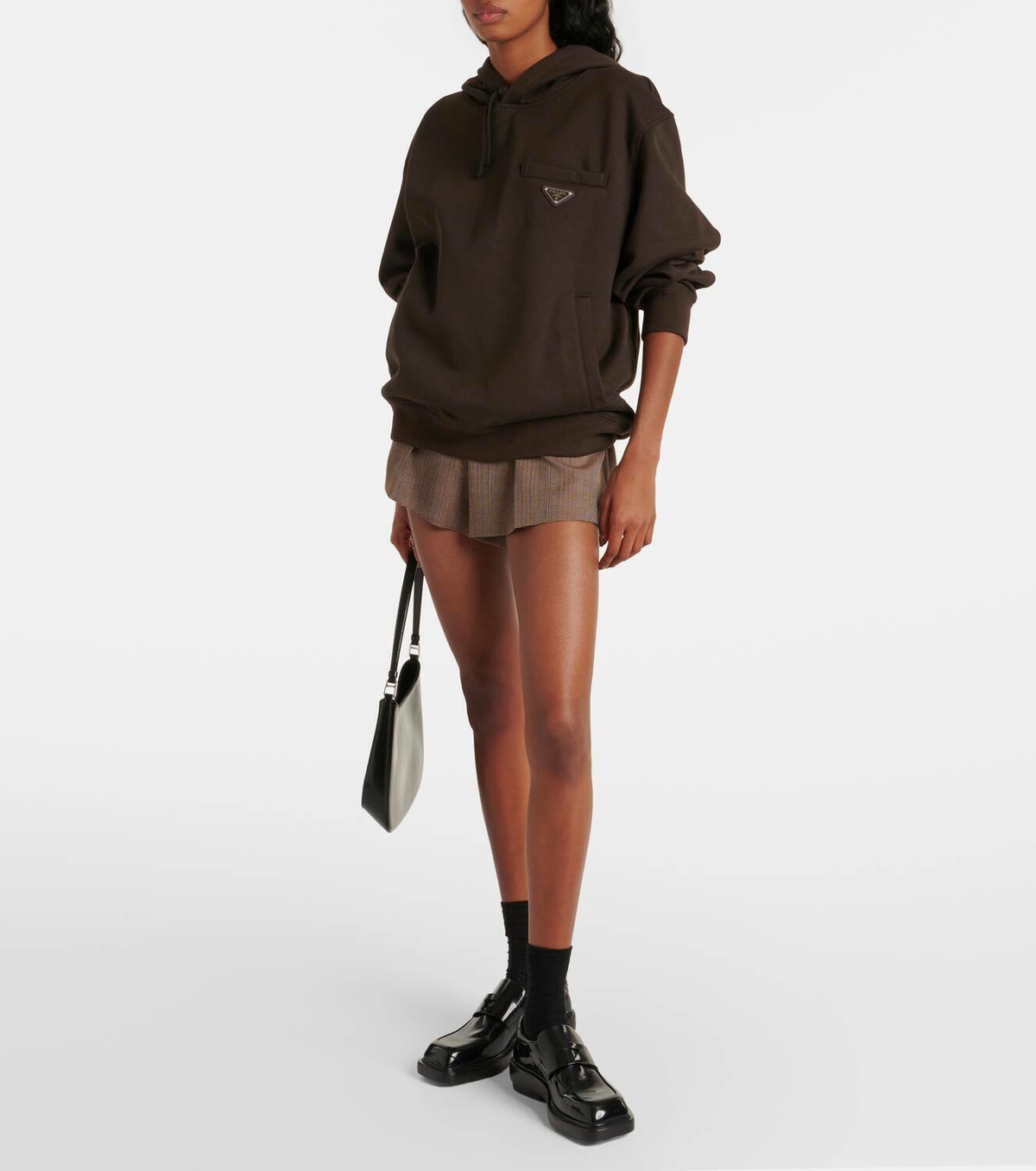 Prada Oversized cotton hoodie