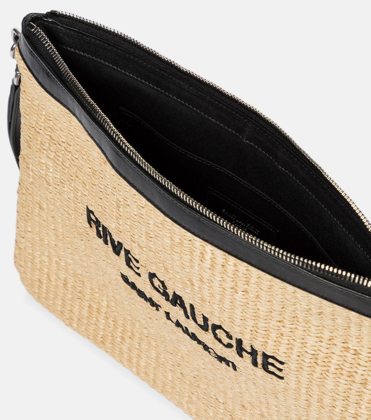 Saint Laurent - Rive Gauche raffia pouch Saint Laurent
