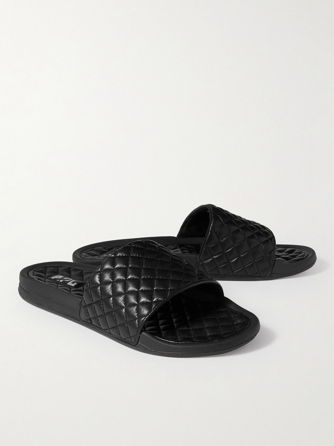 APL Athletic Propulsion Labs Lusso Quilted Leather Slides