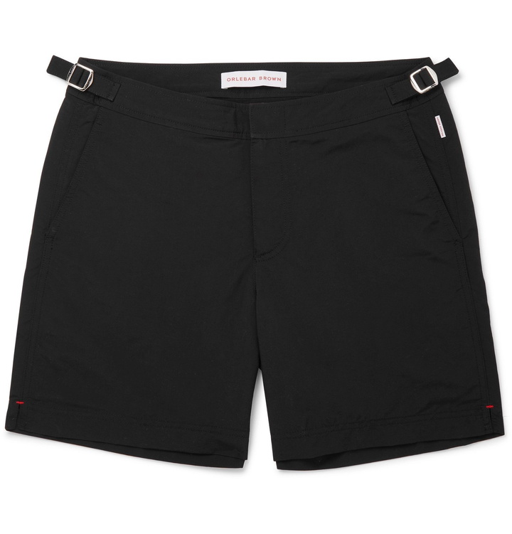 Photo: Orlebar Brown - Bulldog Mid-Length Swim Shorts - Black