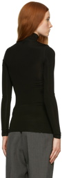 AMI Alexandre Mattiussi Black Fitted Turtleneck