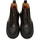 Jil Sander Black Roana High-Top Sneakers