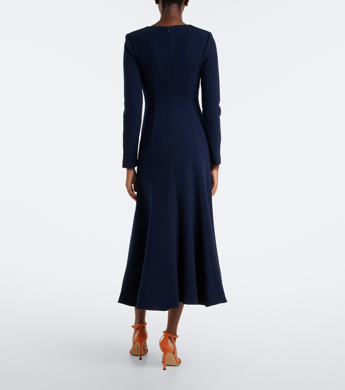 Roland Mouret Bow-detail wool crêpe cocktail dress
