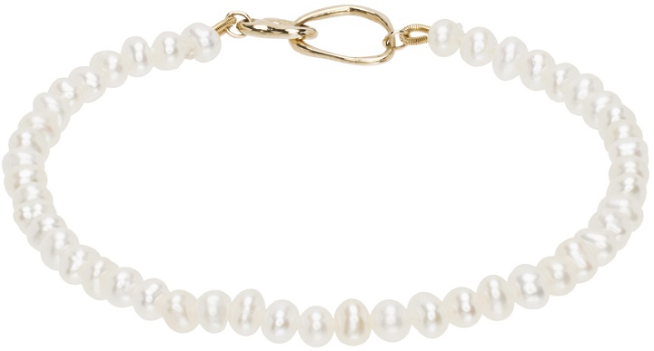 Photo: FARIS SSENSE Exclusive White Seed Bracelet