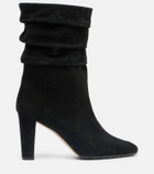 Manolo Blahnik Calasso suede mid-calf boots