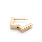Miansai Men's Scatola Huggie Earring in Gold 