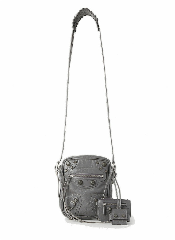 Photo: Balenciaga - Le Cagole Crossbody Bag in Dark Grey