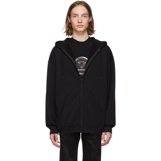 Photo: Balenciaga Black Terry Hoodie