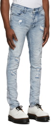 Ksubi Blue Trashed Dreams Van Winkle Jeans