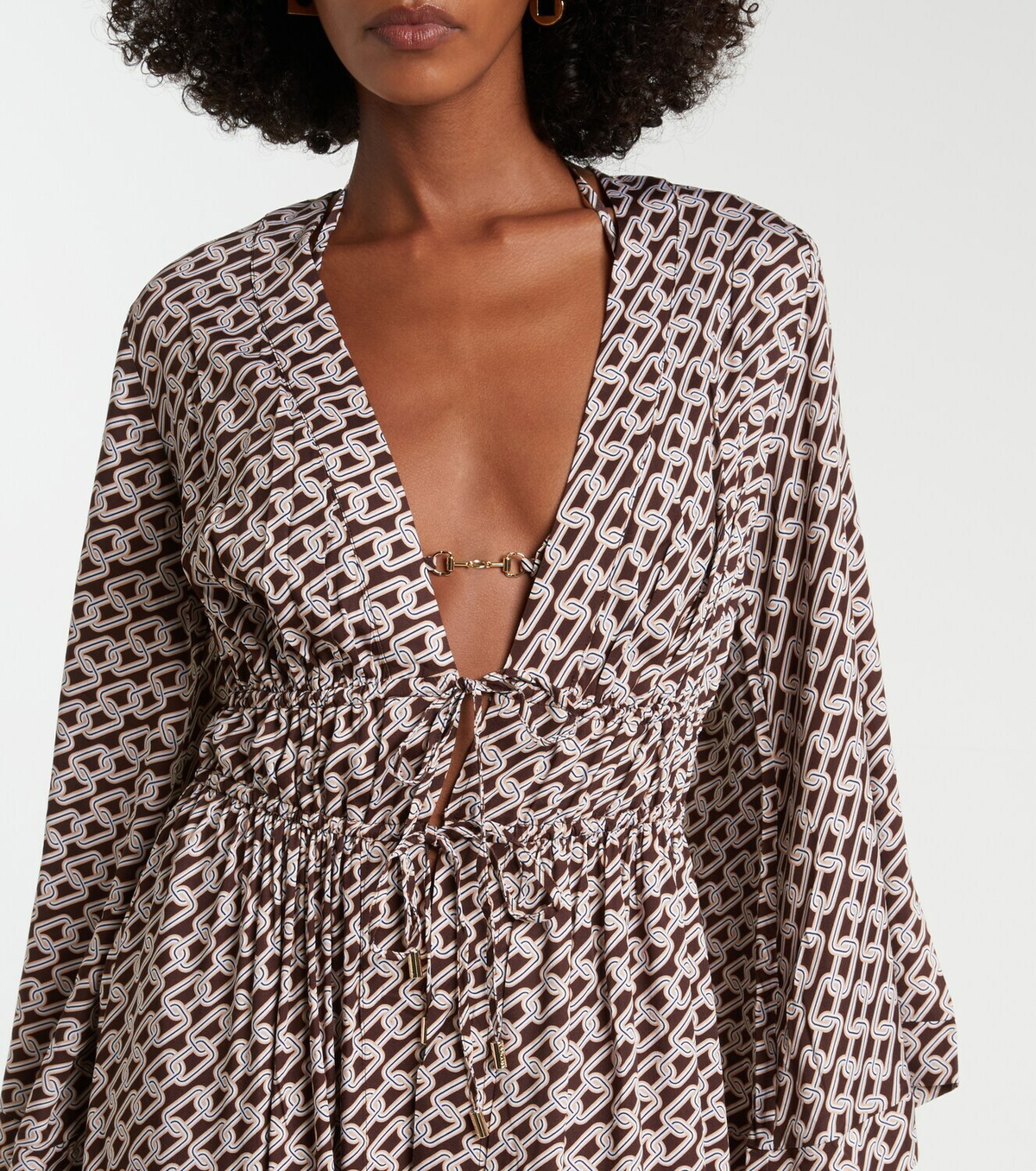 Melissa Odabash Maja printed kaftan