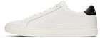 PS by Paul Smith White Leather Zebra Rex Sneakers