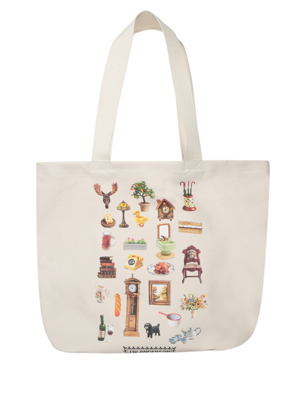 Photo: J.W. Anderson Vintage Print Canvas Tote Bag