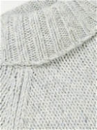 Brunello Cucinelli - Virgin Wool, Cashmere and Silk-Blend Rollneck Sweater - Gray