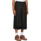 Craig Green Black Layered Track Shorts