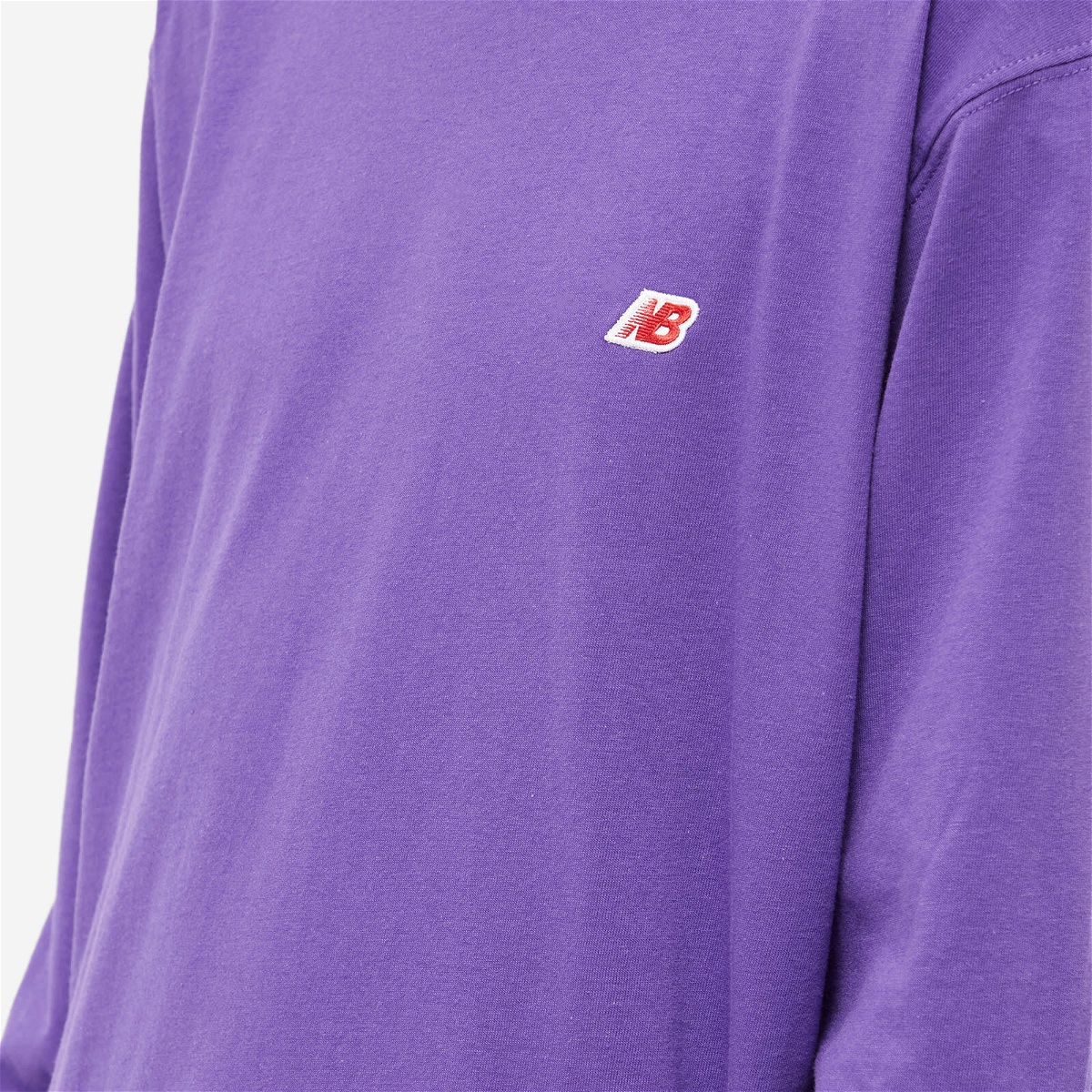 New Balance Men's Long Sleeve Made in USA Core T-Shirt in Prism Purple ...