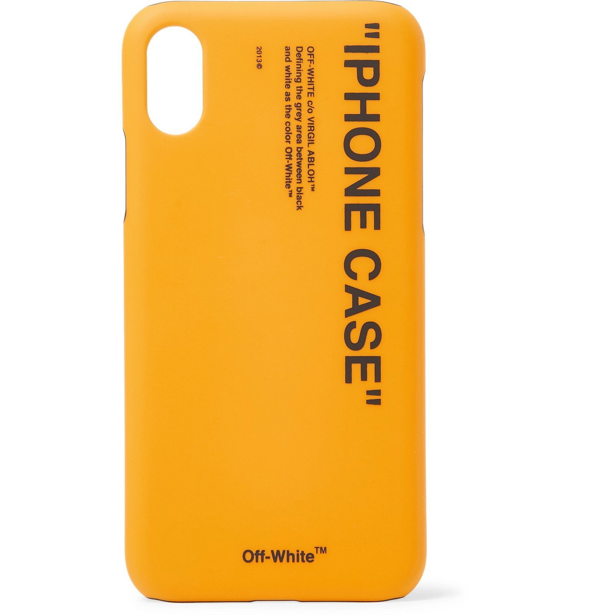 Off-White - iPhone X Case - Yellow Off-White