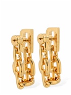 BALENCIAGA - B Chain Flex Brass Earrings