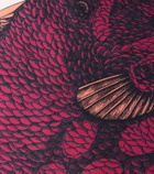 Fornasetti Pesce Balestra printed silk cushion
