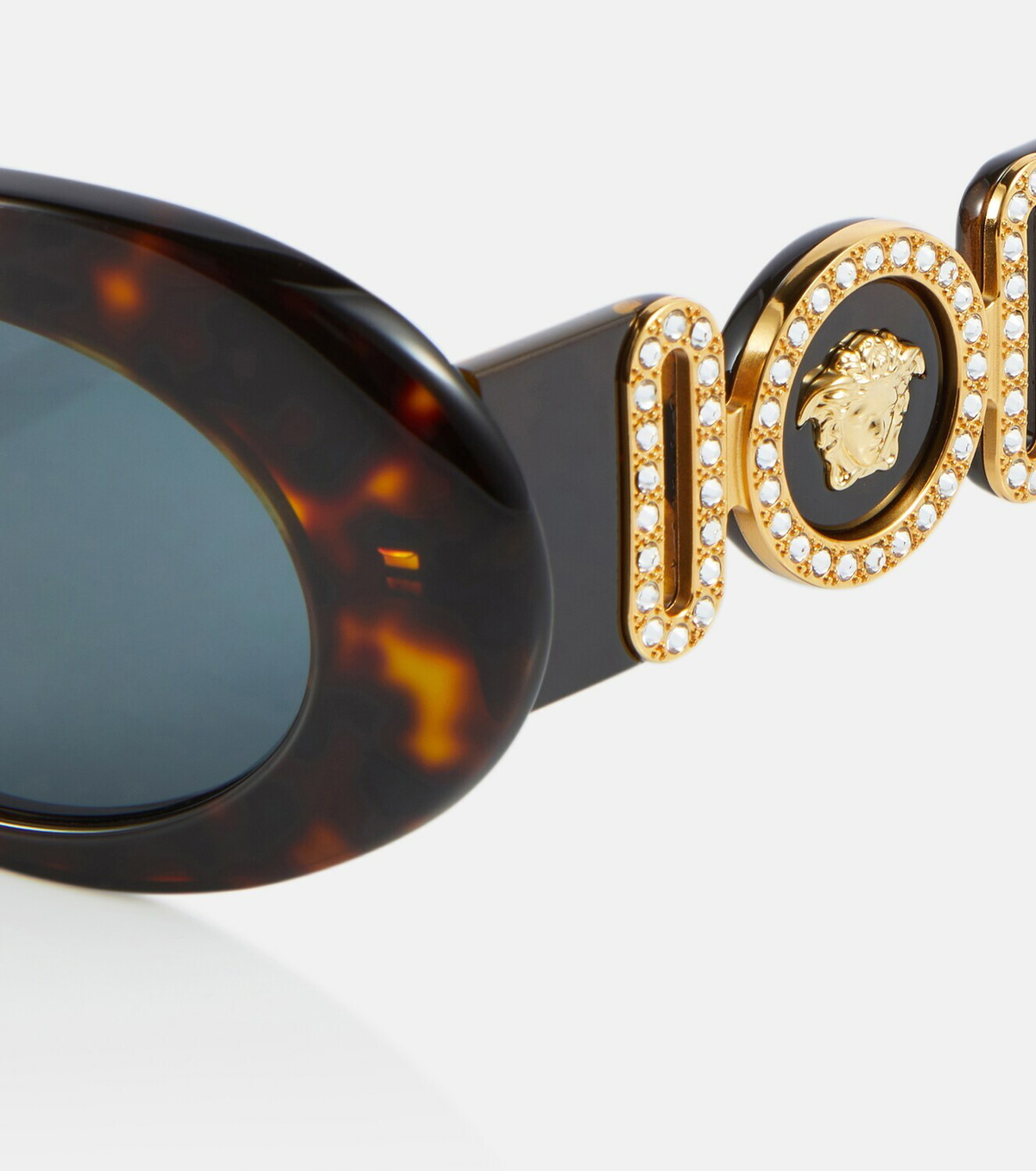 Versace - Embellished round sunglasses Versace
