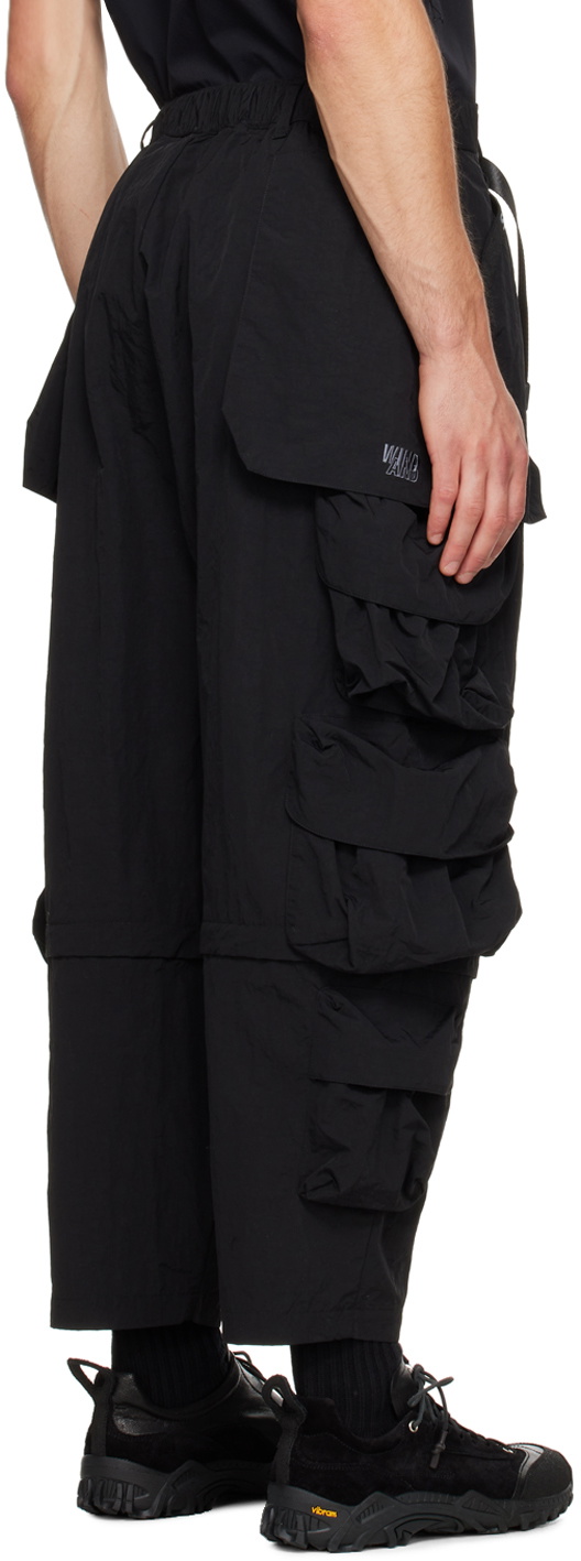 Archival Reinvent Black WIND AND SEA Edition Multi Bag Cargo Pants 