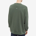 WTAPS Men's All 01 Crew Sweat in Olive Drab