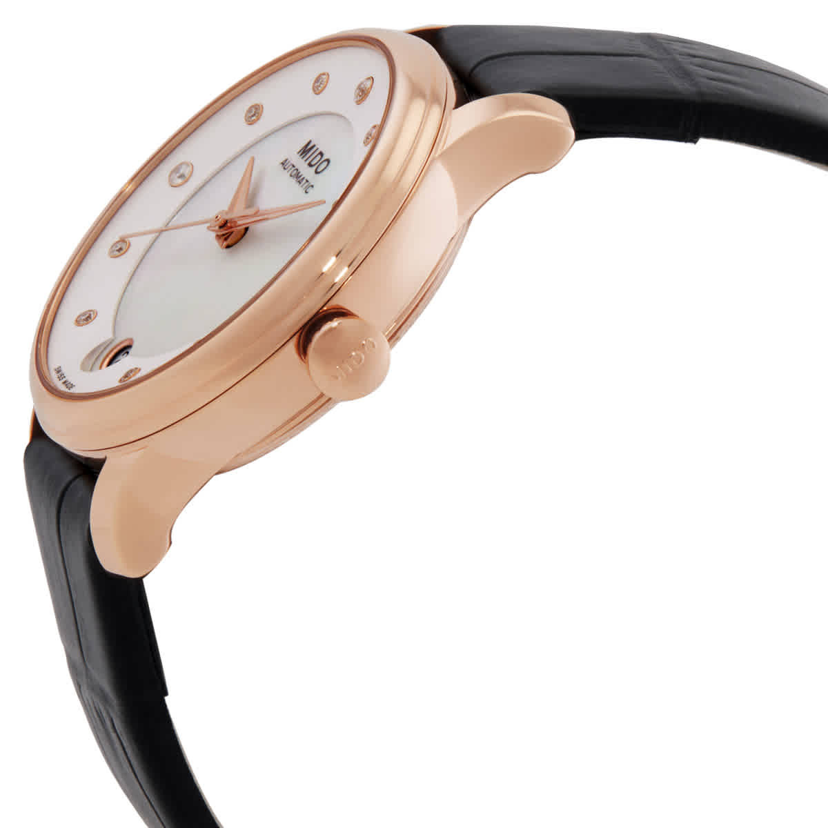 Mido Baroncelli Lady Day Automatic Diamond Watch M0392073610600