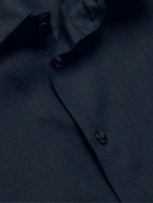Giorgio Armani - Linen Shirt - Blue