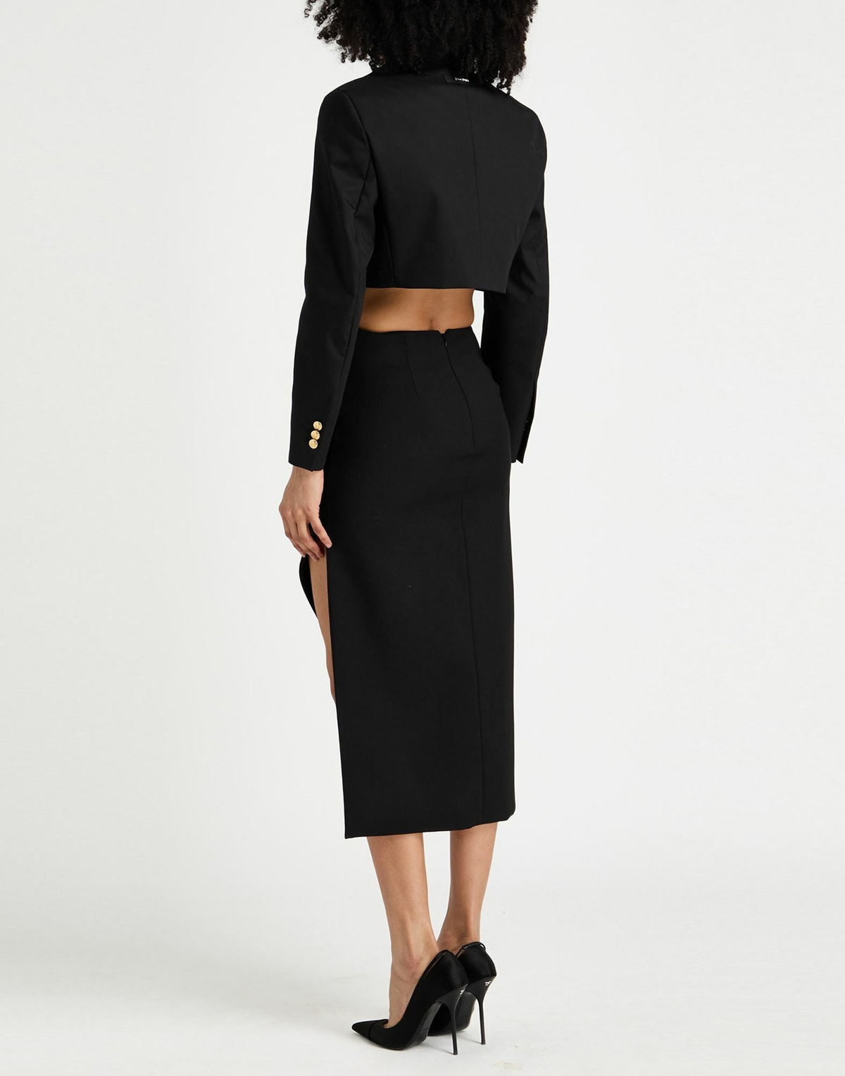 Palm Angels Womens Blazer in Black