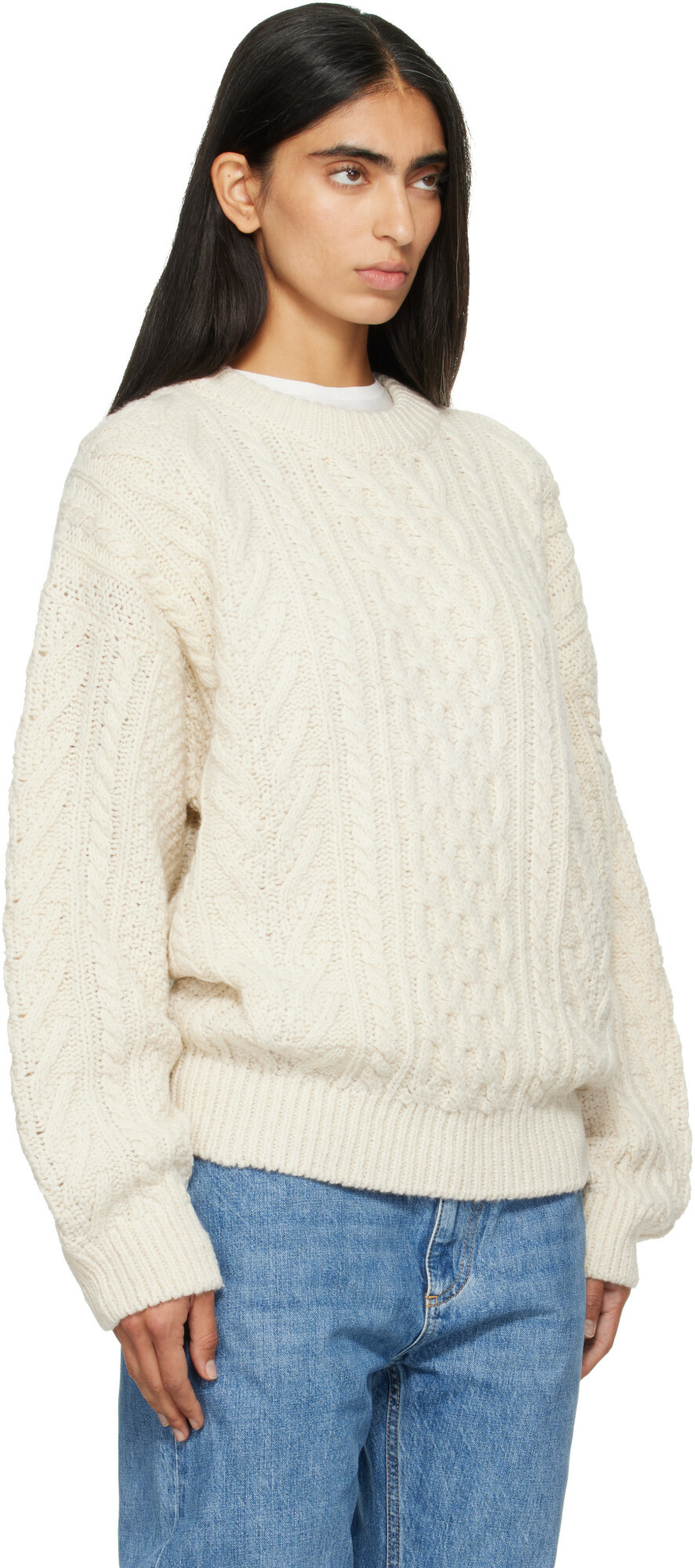Nothing Written Off-White Petico Cable Knit Sweater