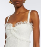 Oscar de la Renta Tweed midi dress